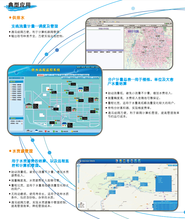 無線遠傳超聲波水表超聲波流量計雙聲道超聲波流量計江蘇兄弟儀表廠