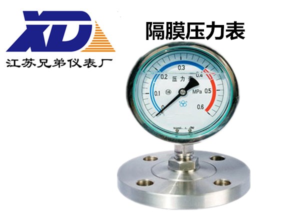 隔膜壓力表